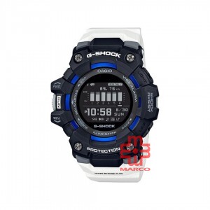 Casio G-Shock GBD-100-1A7 White Resin Band Men Sports Watch