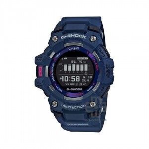 Casio G-Shock G-Squad GBD-100-2 Navy Blue Resin Band Men Sports Watch