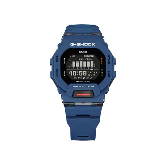 Casio G-Shock G-Squad GBD-200-2 Navy Blue Resin Band Men Sports Watch