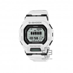 Casio G-Shock G-Squad GBD-200-7 White Resin Band Men Sports Watch