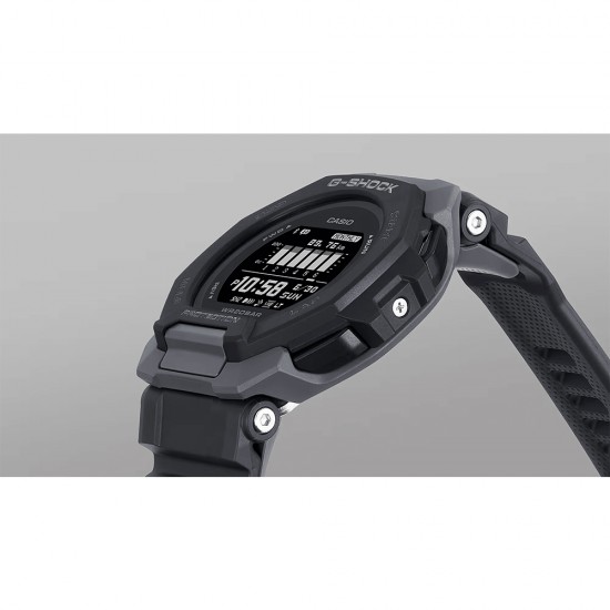 Casio G-Shock G-Squad GBD-300-1 Black Bio-Based Resin Band Men Sports Watch Casio G-Shock G-Squad GBD-300-1 Black Bio-Based Resin Band Men Sports Watch