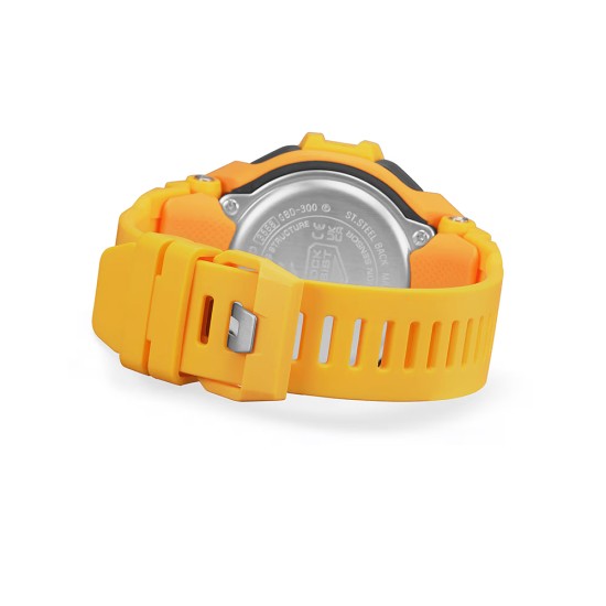 Casio G-Shock G-Squad GBD-300-9 Yellow Bio-Based Resin Band Men Sports Watch