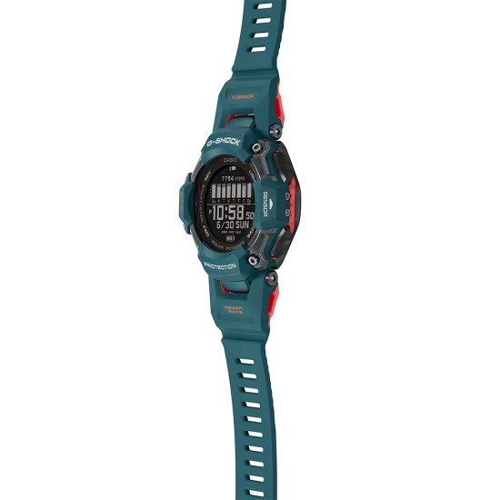 Casio G-Shock G-Squad GBD-H2000-2 Turquoise Blue Bio-Based Resin Band Men Sport Watch