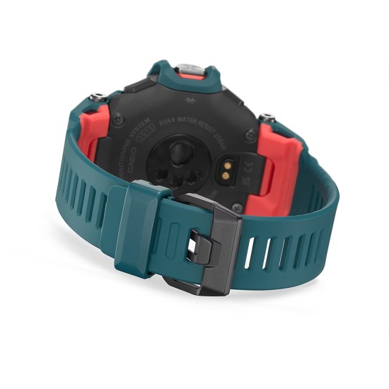 Casio G-Shock G-Squad GBD-H2000-2 Turquoise Blue Bio-Based Resin Band Men Sport Watch