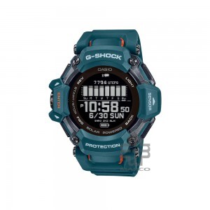 Casio G-Shock G-Squad GBD-H2000-2 Turquoise Blue Bio-Based Resin Band Men Sport Watch