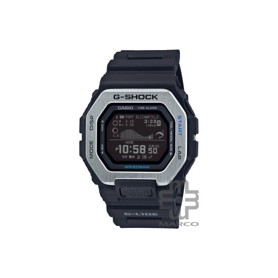 Casio G-Shock GBX-100-1 Black Resin Band Men Sports Watch