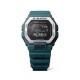 Casio G-Shock GBX-100-2 Turquoise Resin Band Men Sports Watch