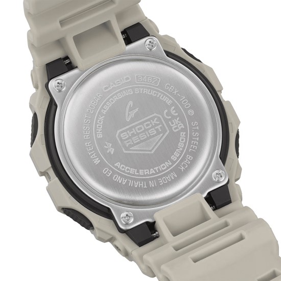 Casio G-Shock G-LIDE GBX-100-8 Beige Bio-Based Resin Band Men Sport Watch Casio G-Shock G-LIDE GBX-100-8 Beige Bio-Based Resin Band Men Sport Watch