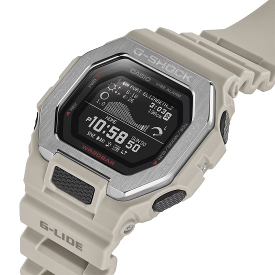 Casio G-Shock G-LIDE GBX-100-8 Beige Bio-Based Resin Band Men Sport Watch Casio G-Shock G-LIDE GBX-100-8 Beige Bio-Based Resin Band Men Sport Watch