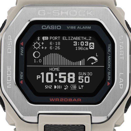 Casio G-Shock G-LIDE GBX-100-8 Beige Bio-Based Resin Band Men Sport Watch Casio G-Shock G-LIDE GBX-100-8 Beige Bio-Based Resin Band Men Sport Watch