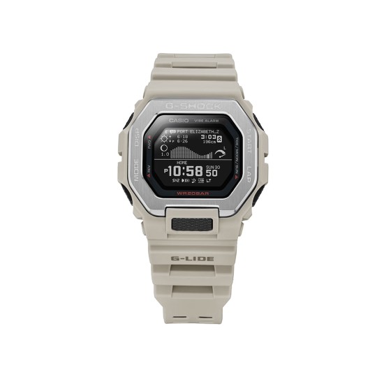 Casio G-Shock G-LIDE GBX-100-8 Beige Bio-Based Resin Band Men Sport Watch Casio G-Shock G-LIDE GBX-100-8 Beige Bio-Based Resin Band Men Sport Watch