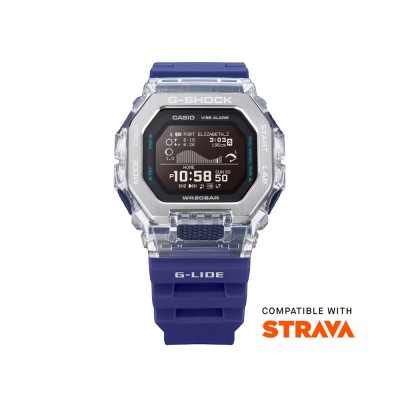 Casio G-Shock G-LIDE GBX-100S-2 Blue Bio-Based Resin Band Men Sport Watch