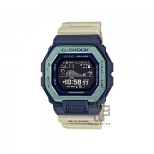 Casio G-Shock G-LIDE GBX-100TT-2 Beige Resin Band Men Sport Watch