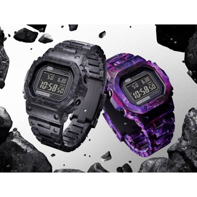 Casio G-Shock GCW-B5000UN-6 Purple Forged Carbon Band Men Watch