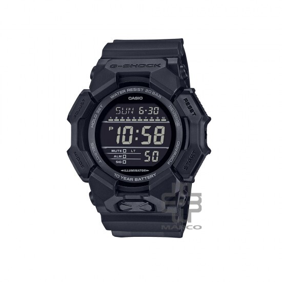Casio G-Shock GD-010-1A1 Black Resin Band Men Sport Watch