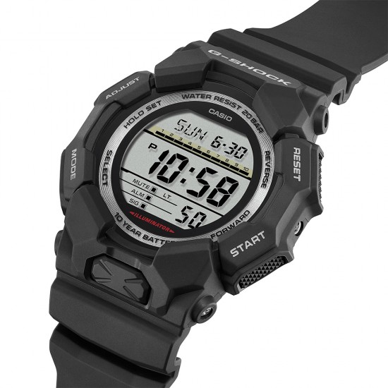 Casio G-Shock GD-010-1 Black Bio-Based Resin Band Men Sports Watch