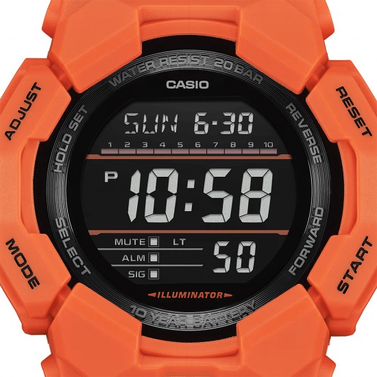 Casio G-Shock GD-010-4 Orange Bio-Based Resin Band Men Sports Watch Casio G-Shock GD-010-4 Orange Bio-Based Resin Band Men Sports Watch