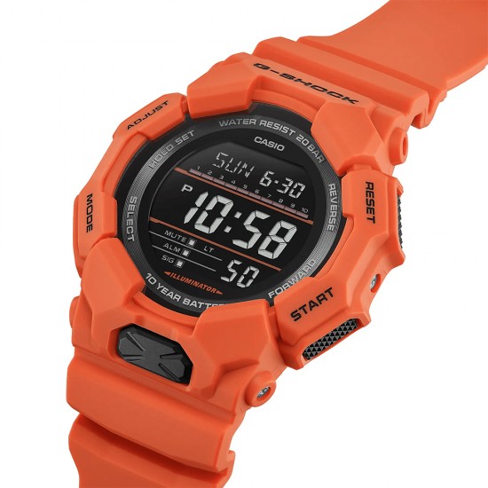 Casio G-Shock GD-010-4 Orange Bio-Based Resin Band Men Sports Watch Casio G-Shock GD-010-4 Orange Bio-Based Resin Band Men Sports Watch