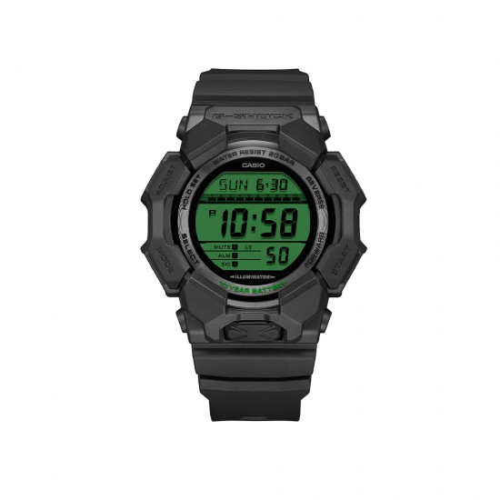 Casio G-Shock GD-010BEG-1 Black Bio-based Resin Band Men Sport Watch