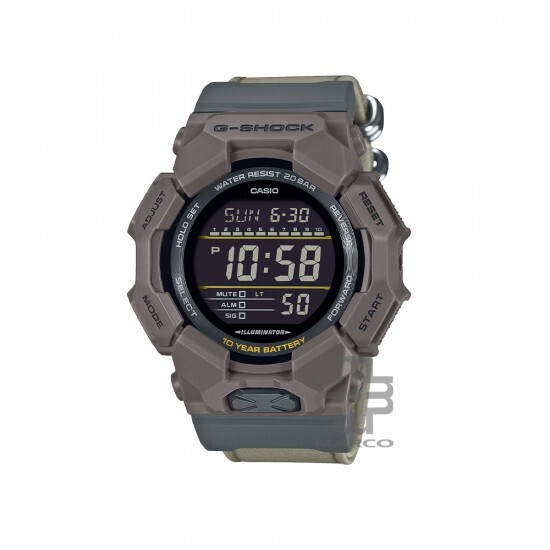 Casio G-Shock GD-010CE-5 Brown Cloth Band (CORDURA®re/cor™) Men Sport Watch