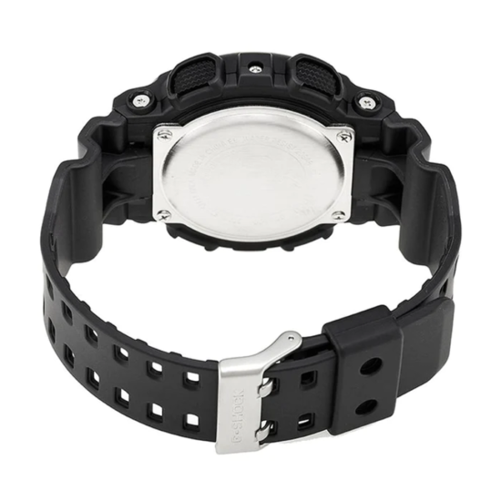 Casio G-Shock GD-100-1B Black Resin Band Men Sports Watch