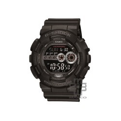 Casio G-Shock GD-100-1B Black Resin Band Men Sports Watch