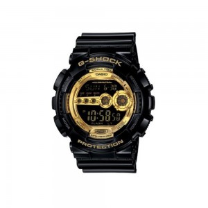 Casio G-Shock GD-100GB-1 Black Resin Band Men Sport Watch