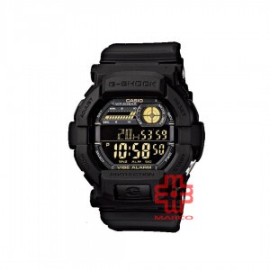 Casio G-Shock GD-350-1BDR Black Resin Band Men Watch