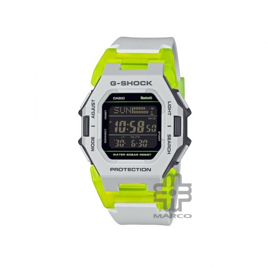 Casio G-Shock GD-B500MW-8 White Resin Band Men Sport Watch