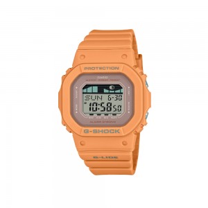 Casio G-Shock Women G-LIDE GLX-S5600-4 Orange Bio-Based Resin Band Sport Watch
