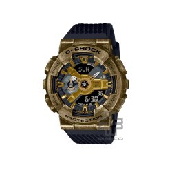Casio G-Steel GM-110VG-1A9 Black Resin Band Men Sport Watch