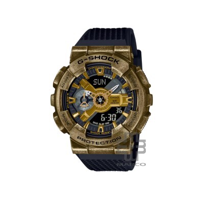 Casio G-Steel GM-110VG-1A9 Black Resin Band Men Sport Watch