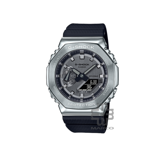 Casio G-Shock GM-2100-1A Black Resin Band Men Sports Watch