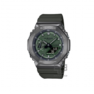 Casio G-Shock GM-2100B-3A Greyish Green Resin Band Men Sports Watch