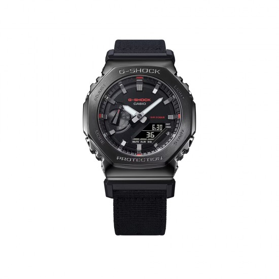 Casio G-shock GM-2100CB-1A Black Cloth Band Men Watch