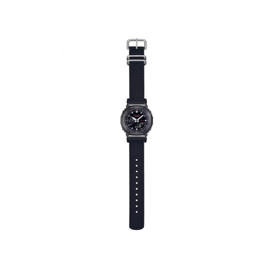Casio G-shock GM-2100CB-1A Black Cloth Band Men Watch