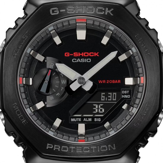 Casio G-shock GM-2100CB-1A Black Cloth Band Men Watch