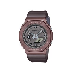 Casio G-Shock Midnight Fog Series GM-2100MF-5A Brown Resin Band Men Sports Watch