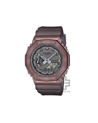 Casio G-Shock Midnight Fog Series GM-2100MF-5A Brown Resin Band Men Sports Watch