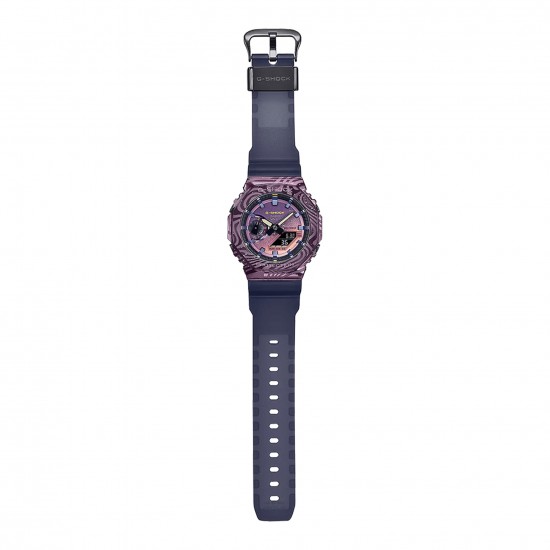 Casio G-Steel GM-2100MWG-1A Black Resin Band Men Sports Watch