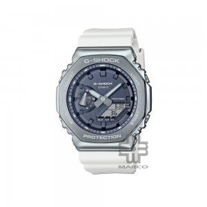 Casio G-Shock Seasonal Collection 2023 Metal Covered GM-2100WS-7A White Resin Band Men Sports Watch
