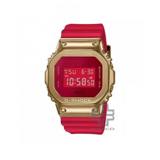 Casio G-Shock GM-5600CX-4 Red Resin Band Men Sports Watch