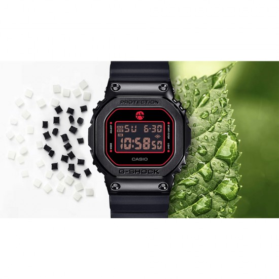 Casio G-Shock RUI HACHIMURA SIGNATURE GM-5600RH-1 Stainless Steel Bezel Black Bio-based Resin Band Men Watch