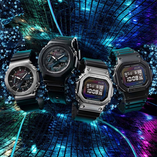 Casio G-Steel GM-5600RW-1 Black Bio-Based Resin Band Men Sports Watch