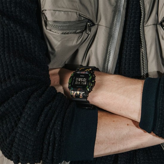 [Limited Edition] Casio G-Shock Stone Series GM-5640GEM-1 Black Translucent Resin Band Men Sport Watch
