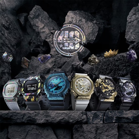 [Limited Edition] Casio G-Shock Stone Series GM-5640GEM-1 Black Translucent Resin Band Men Sport Watch