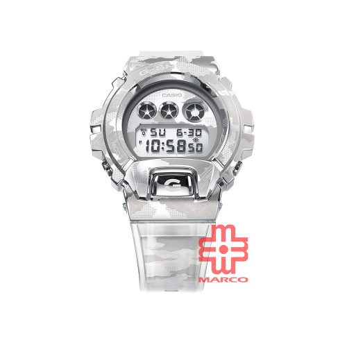 Casio G-Shock GM-6900SCM-1 Transparent Resin Band Men Sports Watch