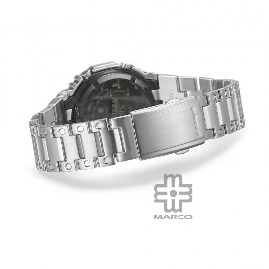 Casio G-Shock Full Metal Series GM-B2100D-1A Silver Stainless Steel Band Men Watch