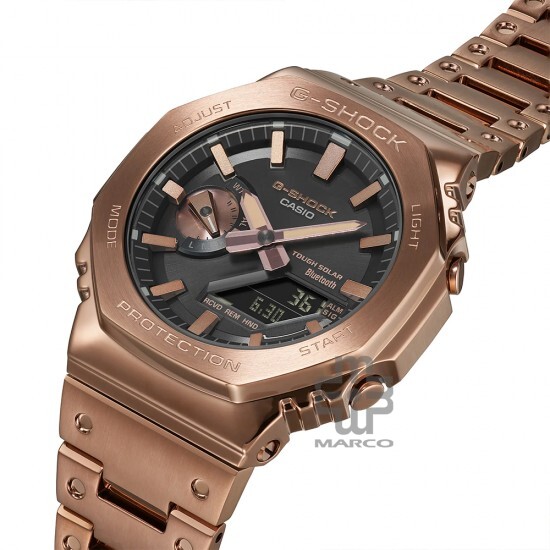 Casio G-Shock Full Metal Series GM-B2100GD-5A Rose Gold Stainless Steel Band Men Watch