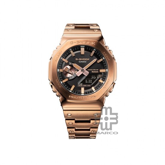 Casio G-Shock Full Metal Series GM-B2100GD-5A Rose Gold Stainless Steel Band Men Watch
